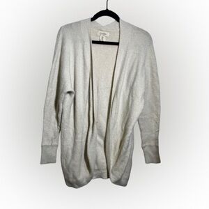 Jessica Simpson Cream Open-Front Cardigan - Size Medium